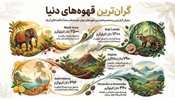 گران‌ترین قهوه‌های دنیا (۵ قهوه لوکس با قیمت‌های شگفت‌انگیز!)